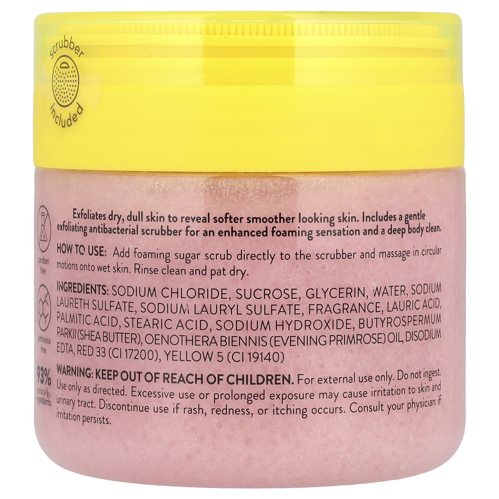 Onyx Professional, Rose Petals, Foaming Sugar Scrub, Rose & Amber, 16 oz (453 g) - Image 2
