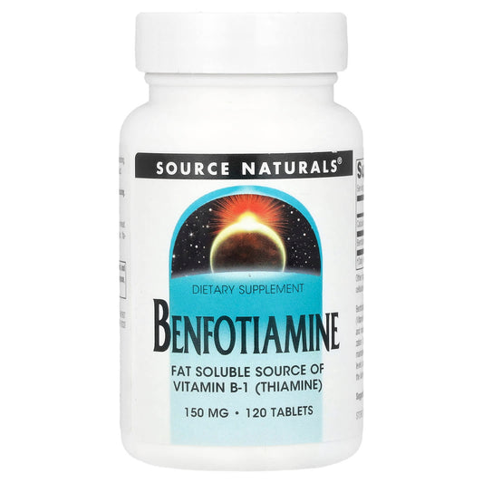 Source Naturals, Benfotiamine, 120 Tablets - Image 1