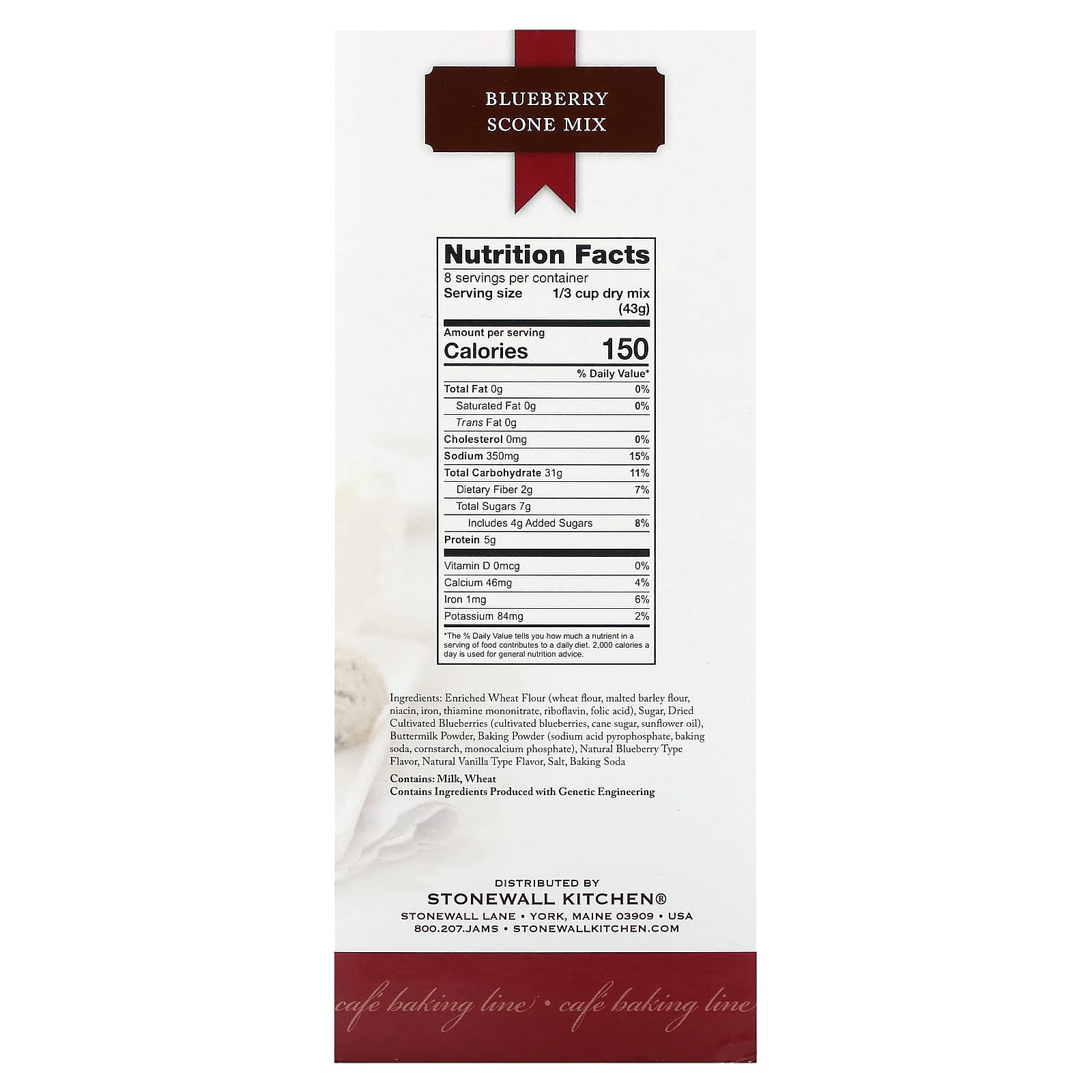 Stonewall Kitchen, Blueberry Scone Mix, 12 oz (340.2 g) - Image 2
