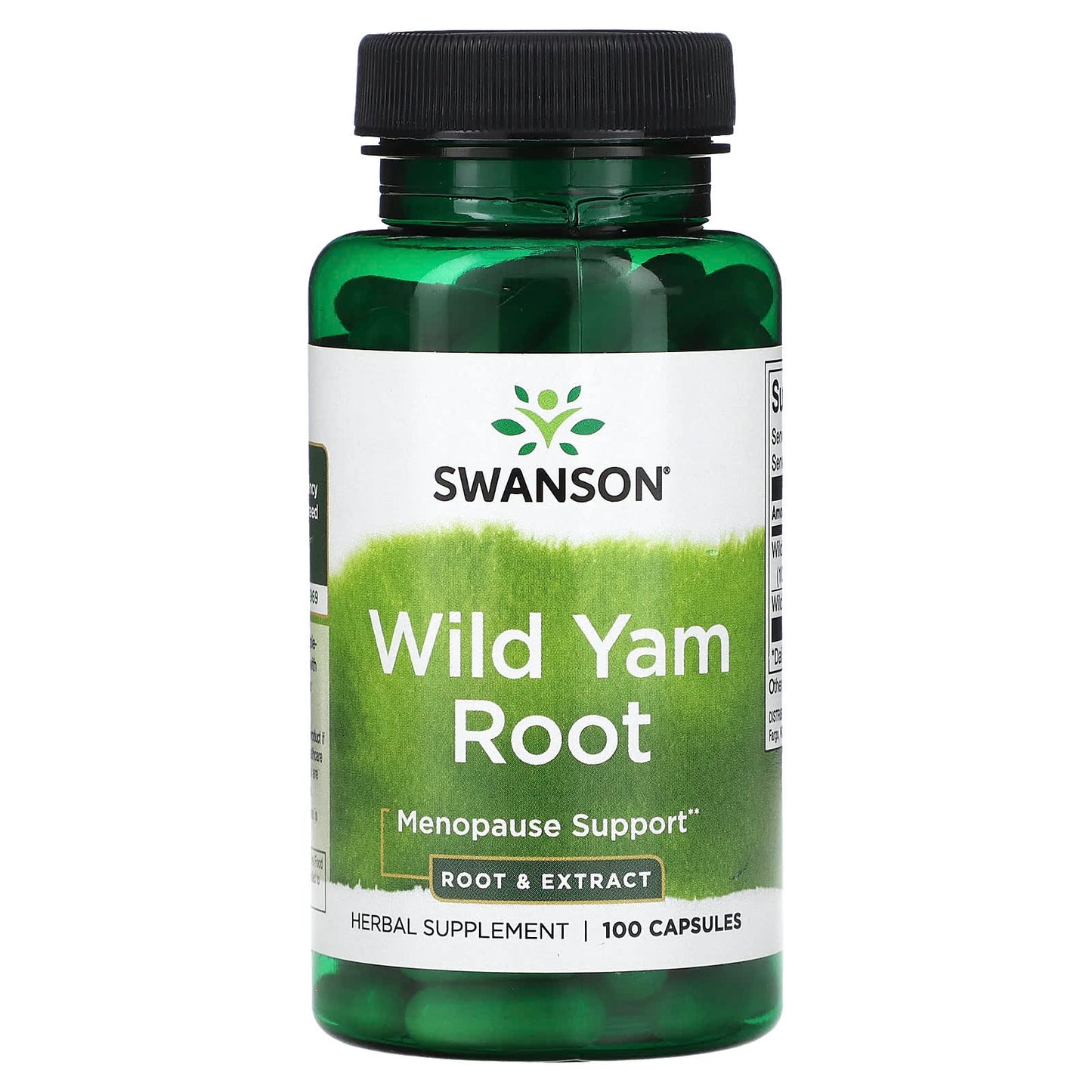 Swanson, Wild Yam Root, 100 Capsules - Image 1