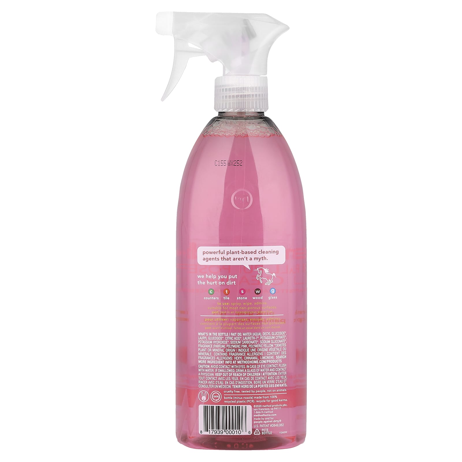 Method, All-Purpose Cleaner, Pink Grapefruit, 28 fl oz (828 ml) - Image 2