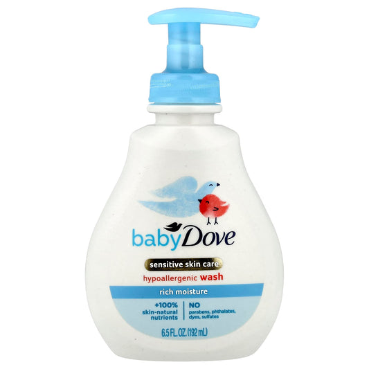 Dove Baby Sensitive Skin Care Hypoallergenic Wash for Newborns - Image 1