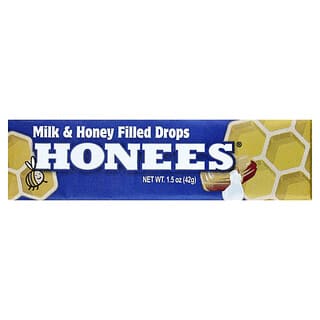 Milk & Honey Filled Drops by Honees - Natural, Menthol-Free, 1.5 oz (42 g)