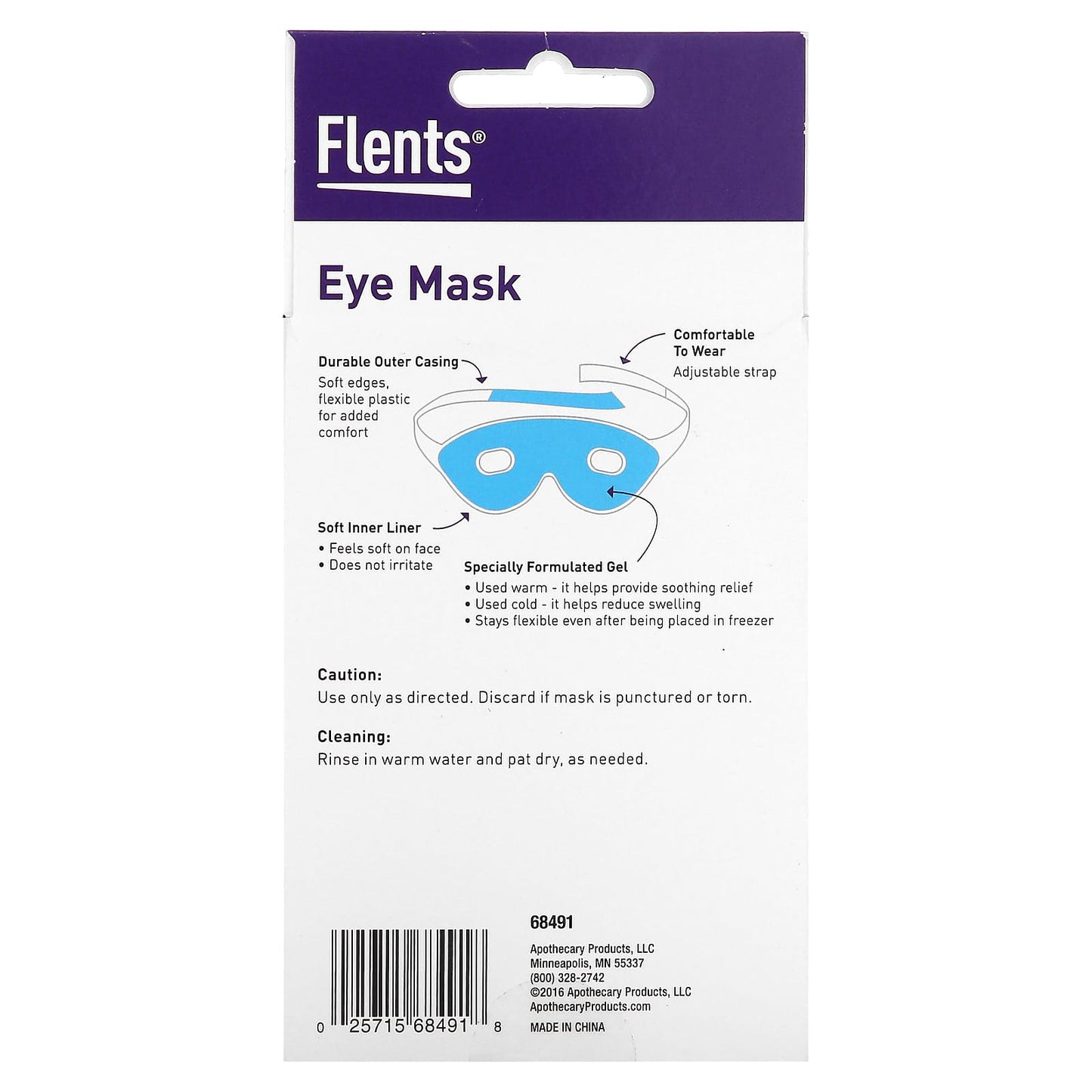 Flents Eye Mask for Hot and Cold Therapy Relief - Image 2