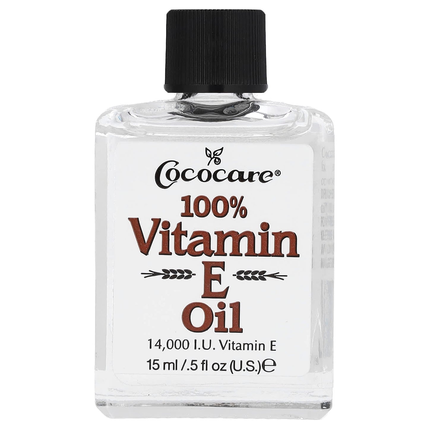Vitamin E Oil for Skin, 100% Pure, 0.5 fl oz (15 ml) | Cococare - Image 1