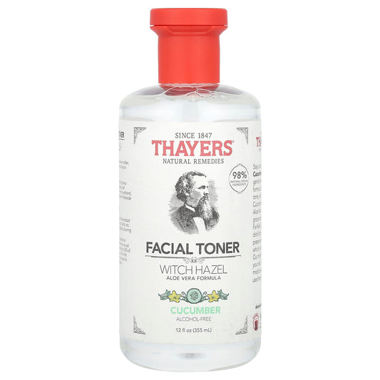 Thayers, Witch Hazel Facial Toner, Alcohol-Free, Cucumber, 12 fl oz (355 ml) - Image 1