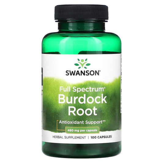 Swanson, Full Spectrum Burdock Root, 460 mg, 100 Capsules - Image 1