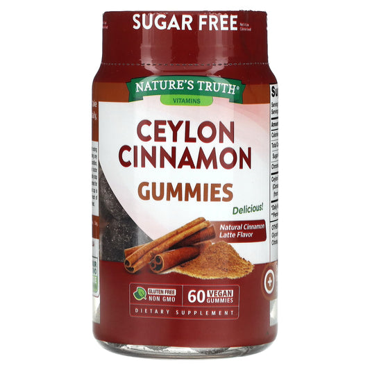 Nature's Truth, Ceylon Cinnamon, 60 Vegan Gummies - Image 1