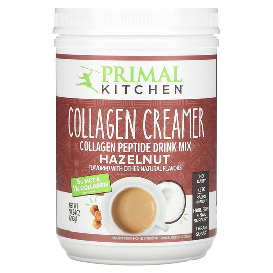 Primal Kitchen, Collagen Creamer, Hazelnut, 10.34 oz (293 g) - Image 1