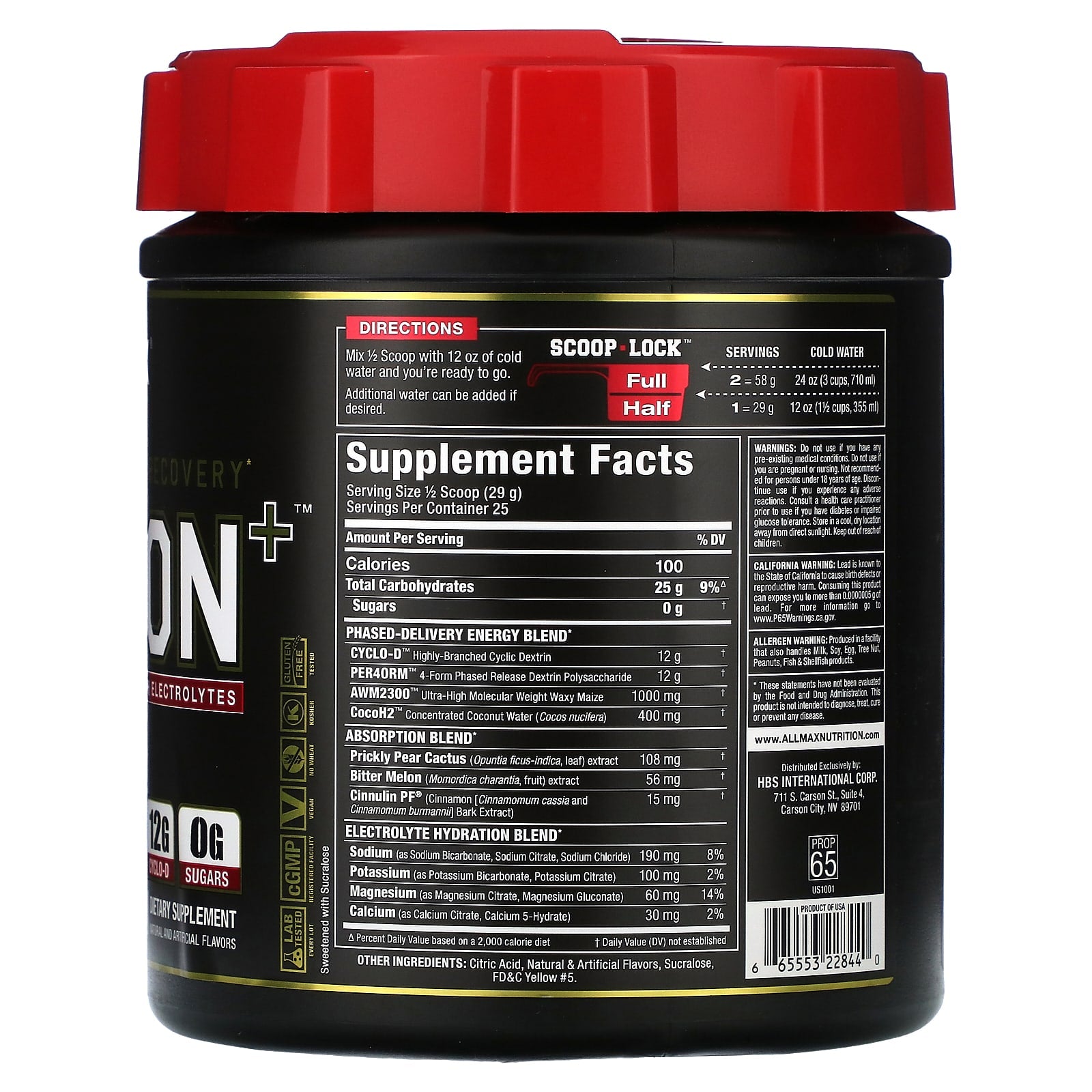ALLMAX CARBION+ Electrolyte Drink - Hydrate & Recover Fast - Image 2