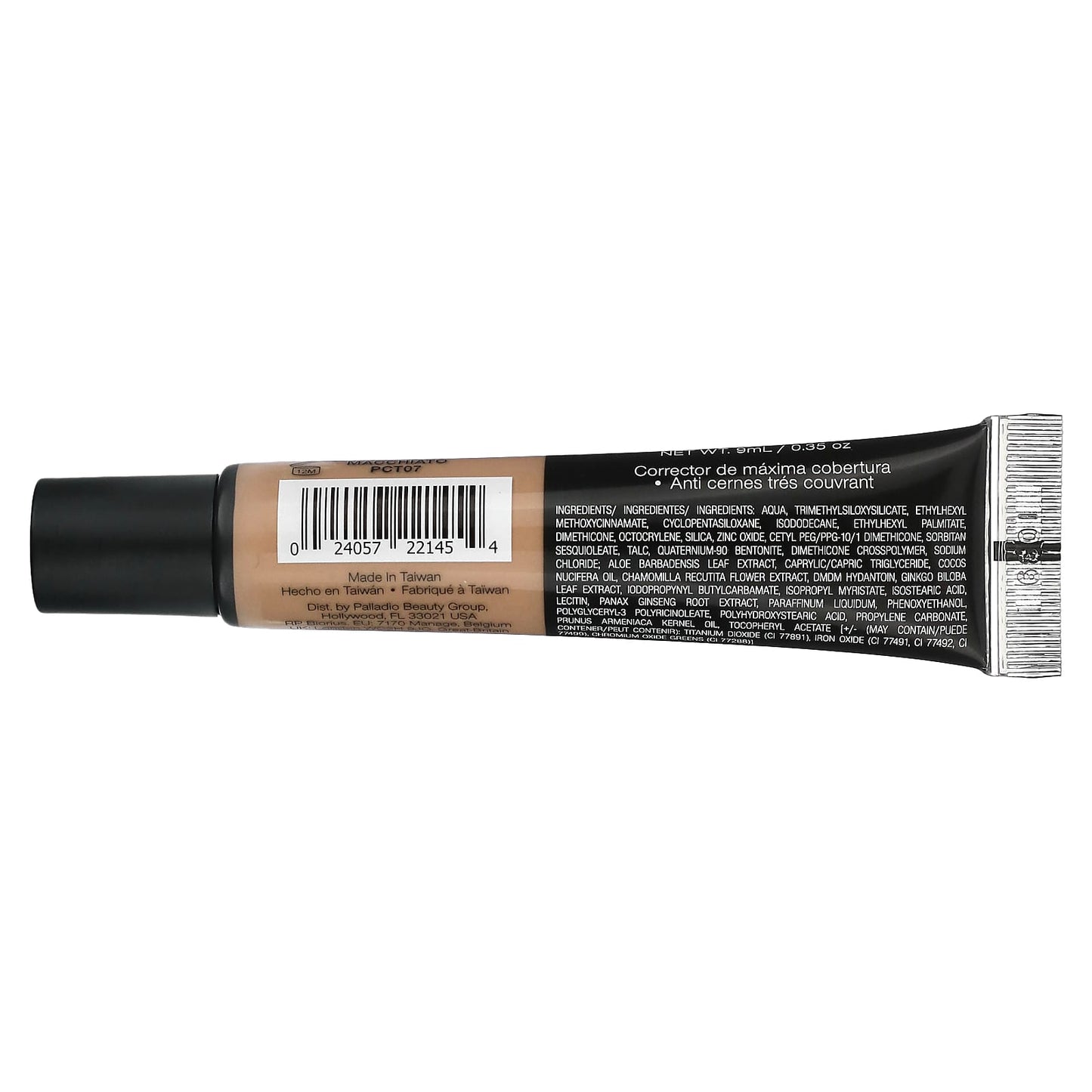 Palladio, Full-Coverage Concealer, Macchiato PCT07, 0.35 oz (9 ml) - Image 2