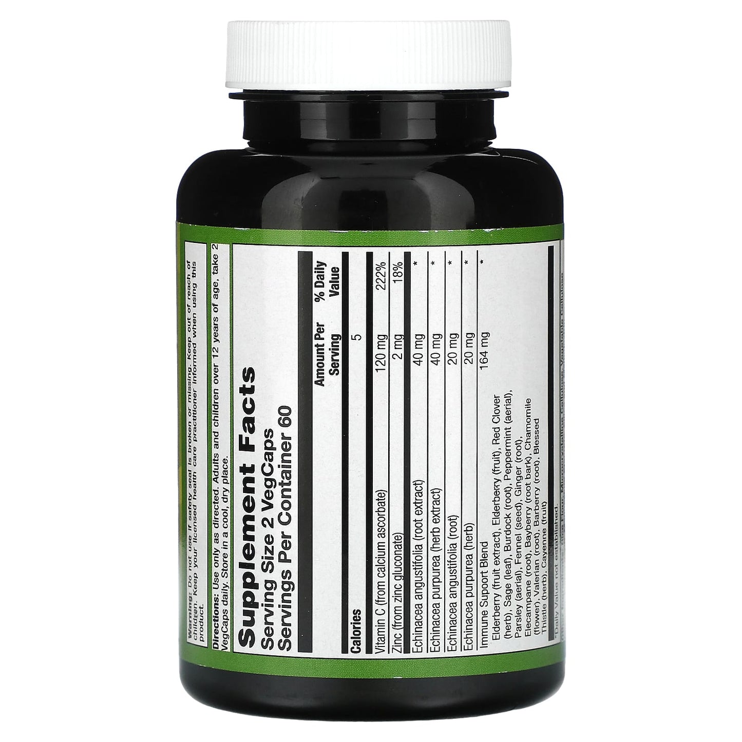 Zand, Naturals, Insure Herbal, Immune Support, 120 Vegetarian Capsules - Image 2