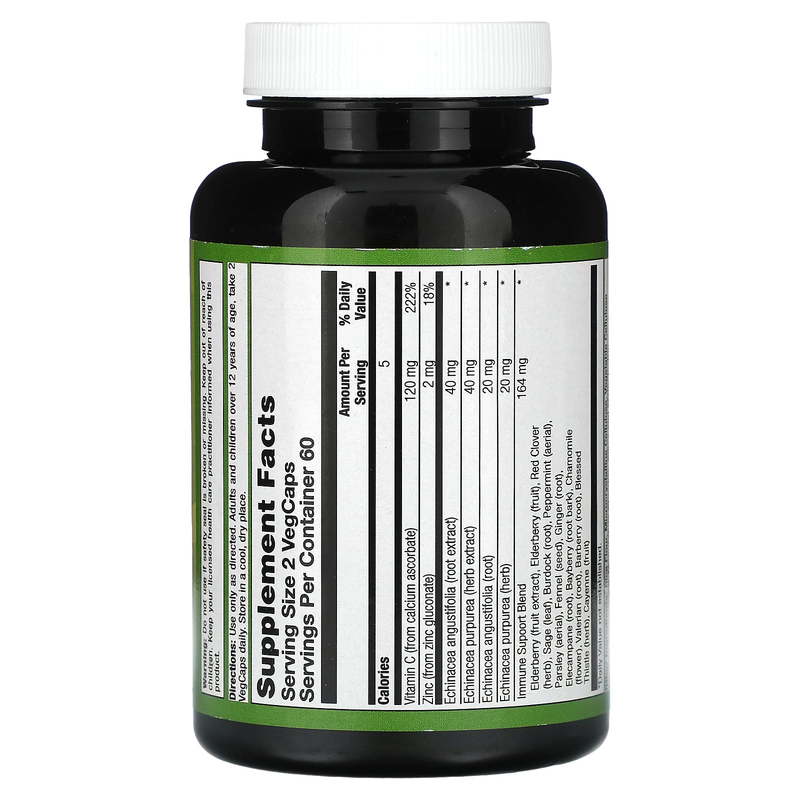 Zand, Naturals, Insure Herbal, Immune Support, 120 Vegetarian Capsules - Image 2