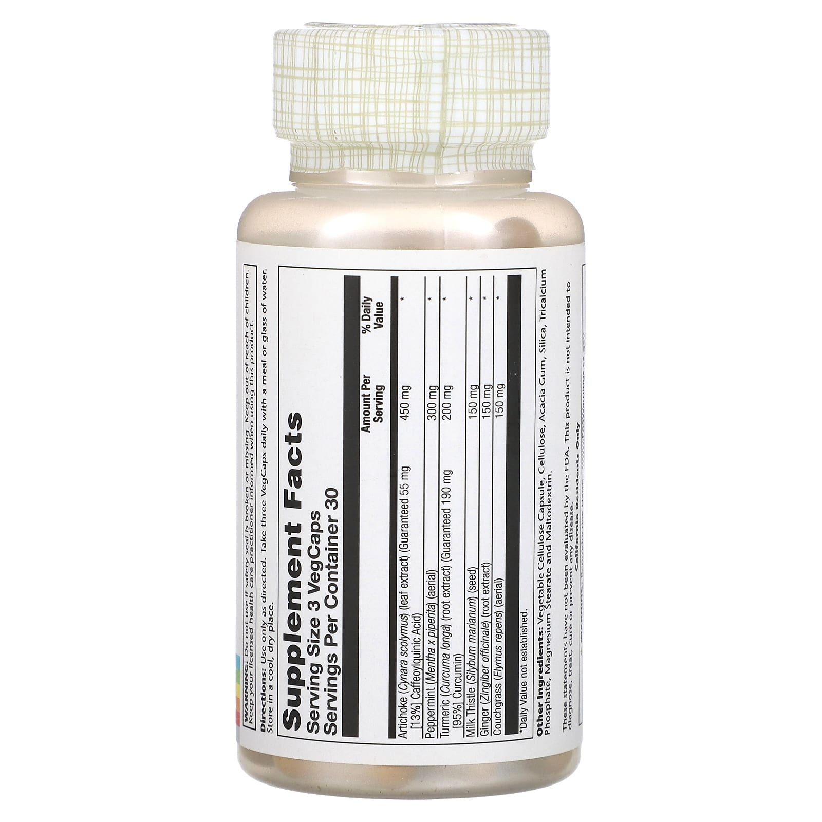 Solaray, Gallbladder Support Formula, 90 VegCaps - Image 2