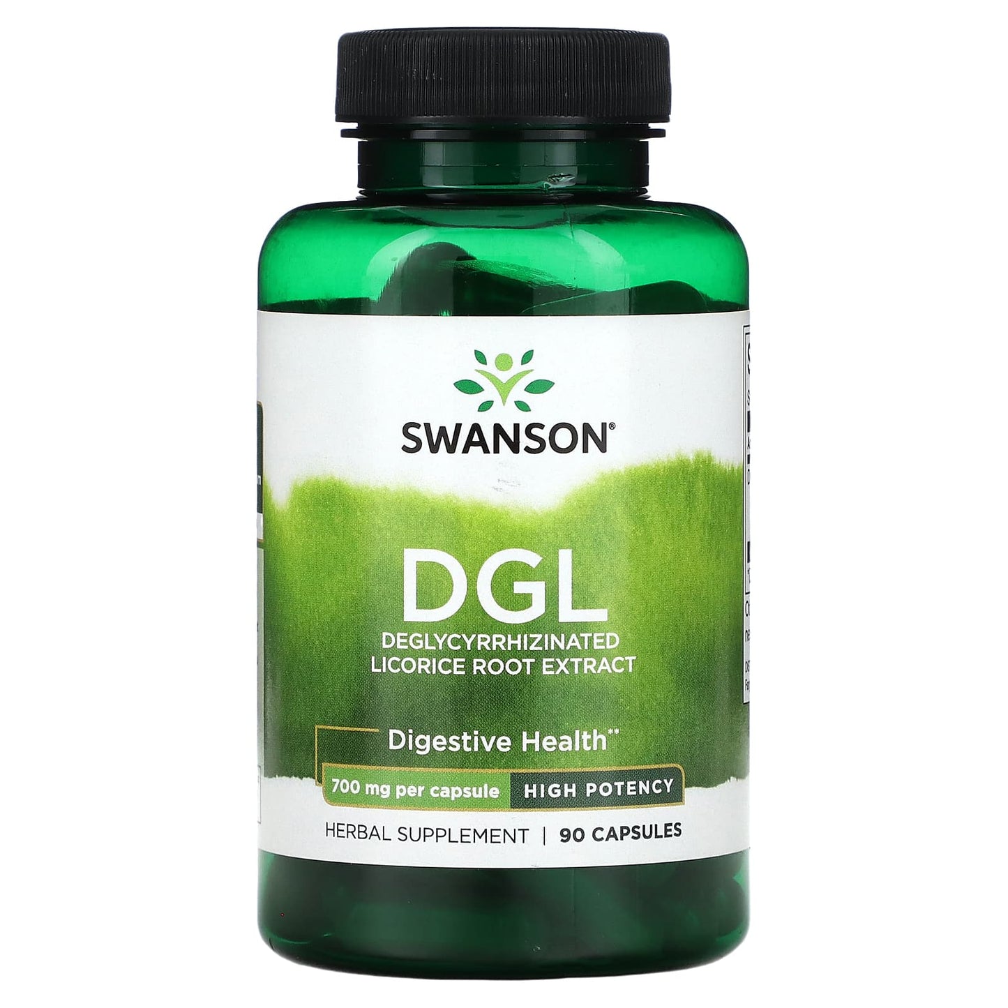Swanson, DGL, High Potency, 700 mg, 90 Capsules - Image 1
