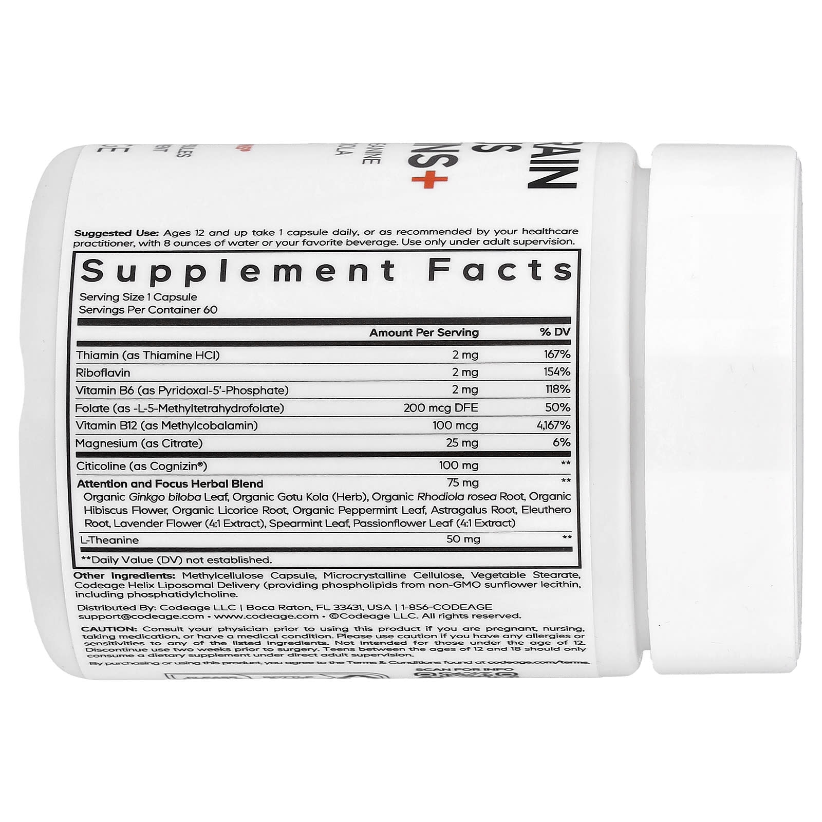 Brain Focus Vitamins for Teenagers - Improved Concentration & Mental Clarity - Image 2