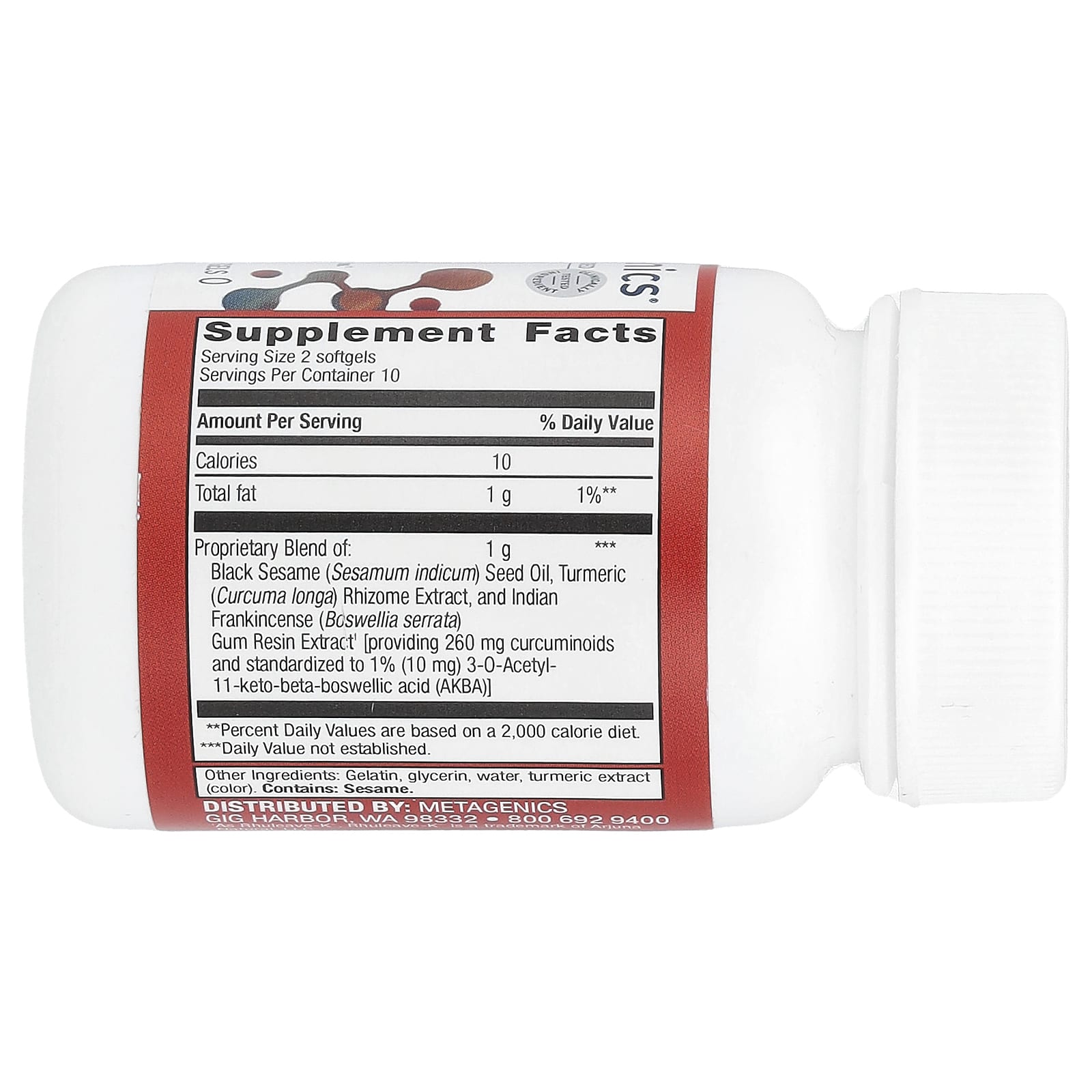 Metagenics, Rapid Relief, Body Soreness , 20 Softgels - Image 2
