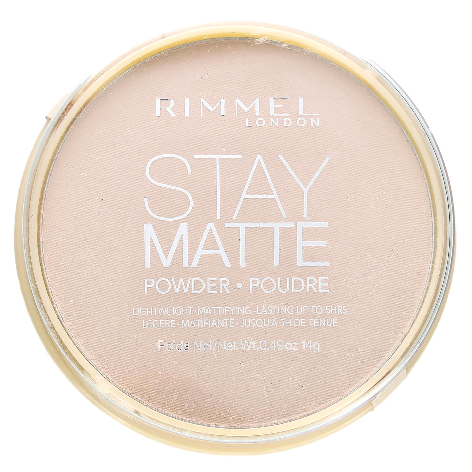 Rimmel London, Stay Matte, Lightweight-Mattifying Powder, 003 Natural, 0.49 oz (14 g) - Image 1