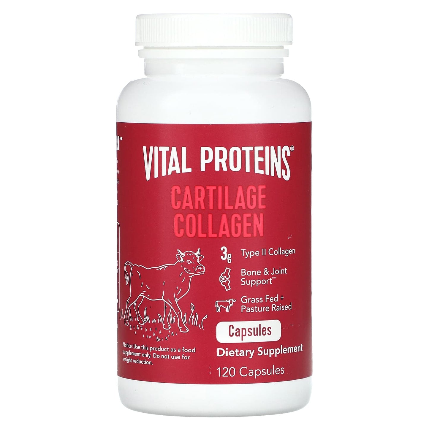 Vital Proteins, Cartilage Collagen, 120 Capsules - Image 1