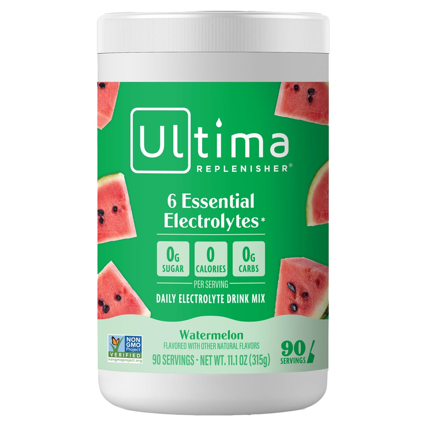 Ultima Replenisher, Electrolyte Mix, Watermelon, 11.1 oz (315 g) - Image 1