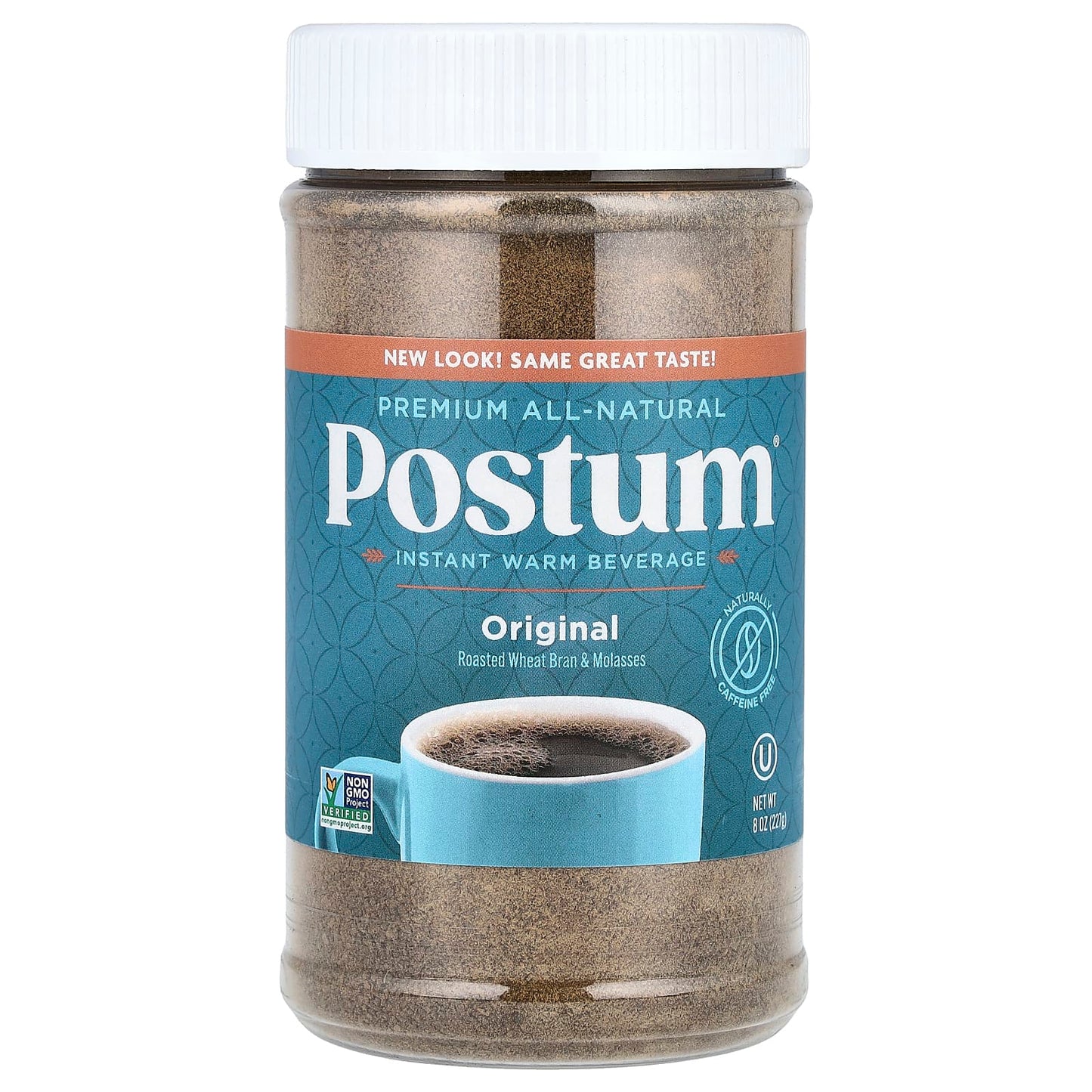 Postum, Instant Warm Beverage, Original, Caffeine Free, 8 oz (227 g) - Image 1