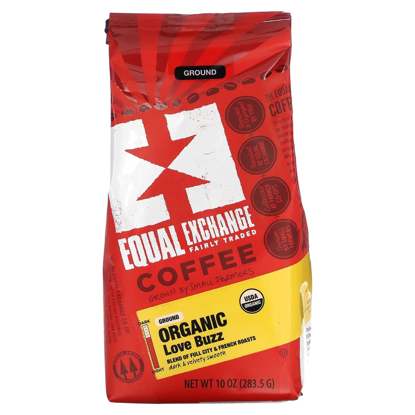 Dark & Smoky Organic Coffee - Love Buzz, Full City & French Roasts - Image 1