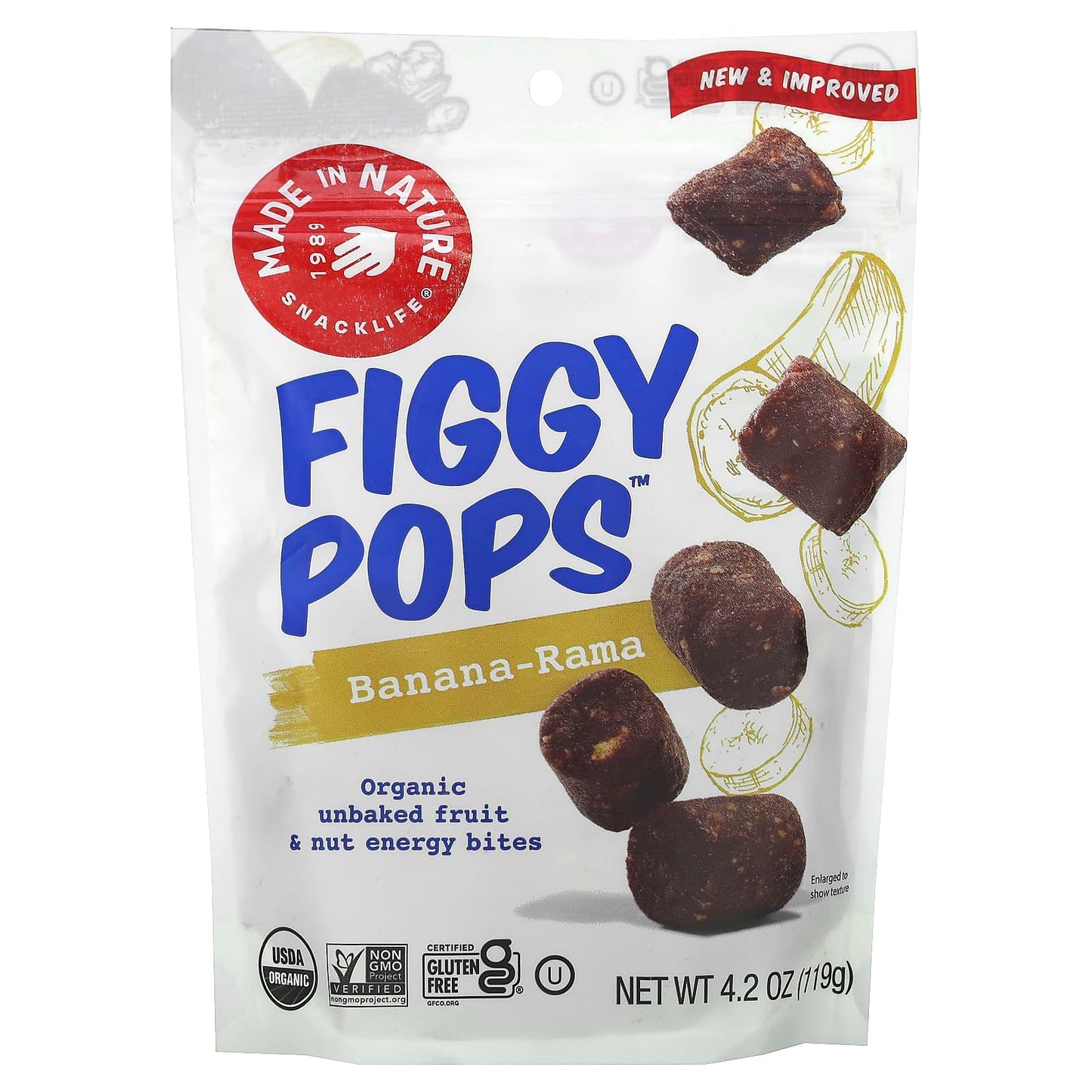 Made in Nature, Figgy Pops, Banana-Rama, 4.2 oz (119 g) - Image 1