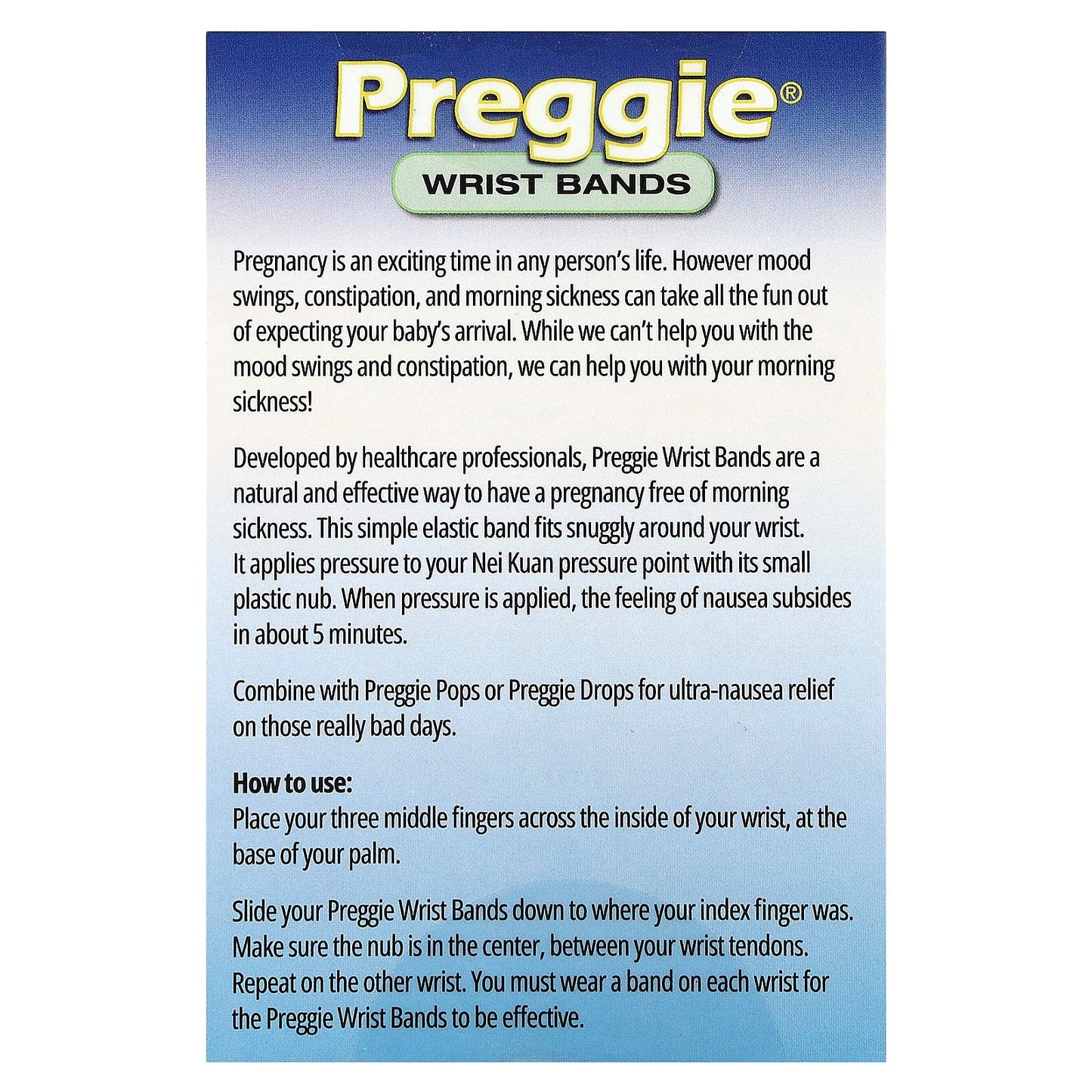 Preggie, Wrist Bands, Pink, 4 Wrist Bands - Image 2