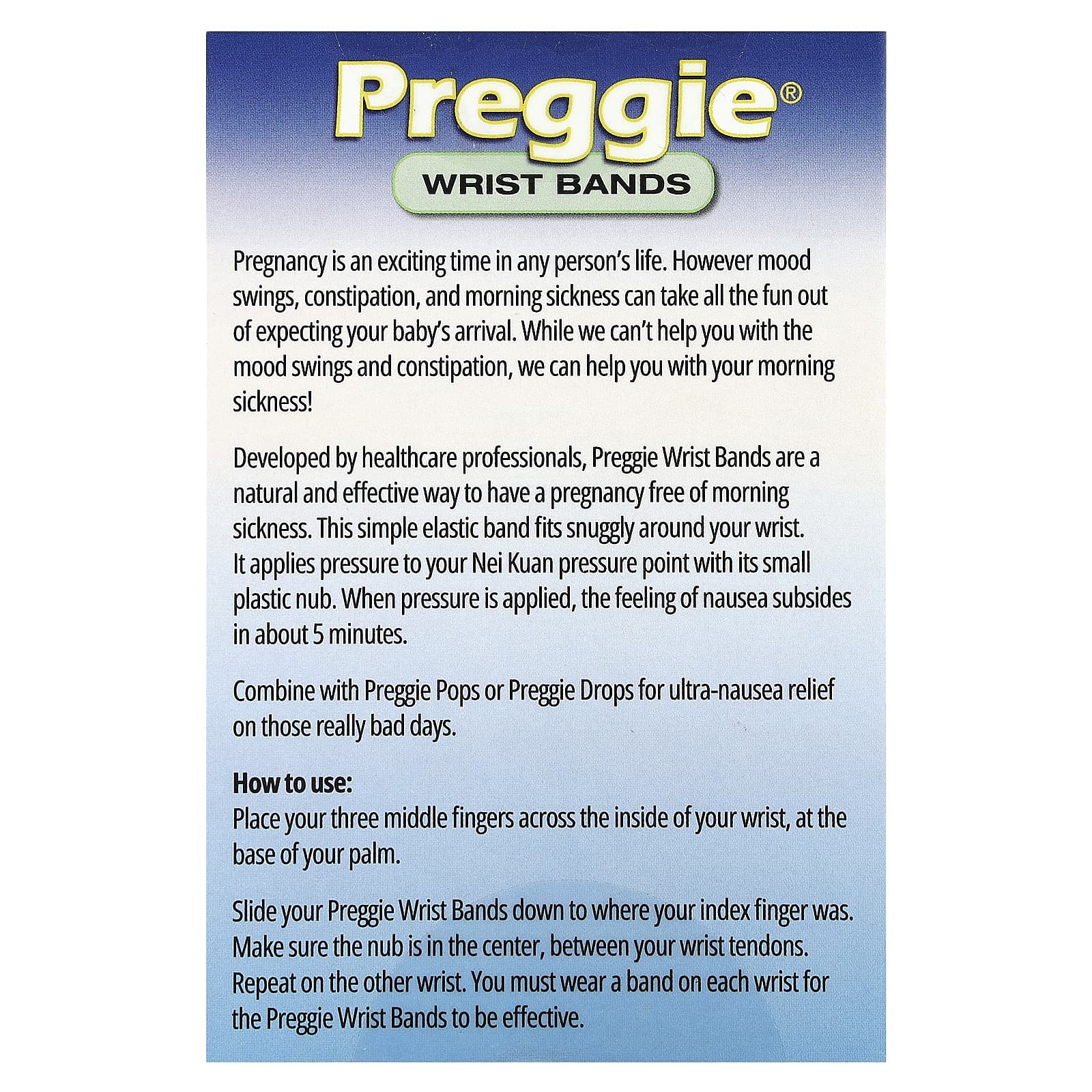 Preggie, Wrist Bands, Pink, 4 Wrist Bands - Image 2