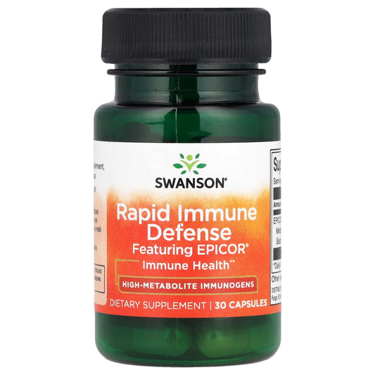 Swanson, Rapid Immune Defense, 30 Capsules (500 mg per Capsule) - Image 1