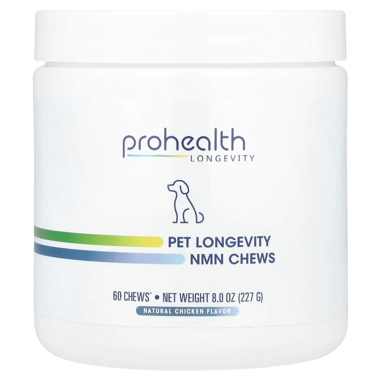 ProHealth Longevity, Pet Longevity NMN Chews, For Dogs, Natural Chicken, 60 Chews, 8 oz (227 g) - Image 1