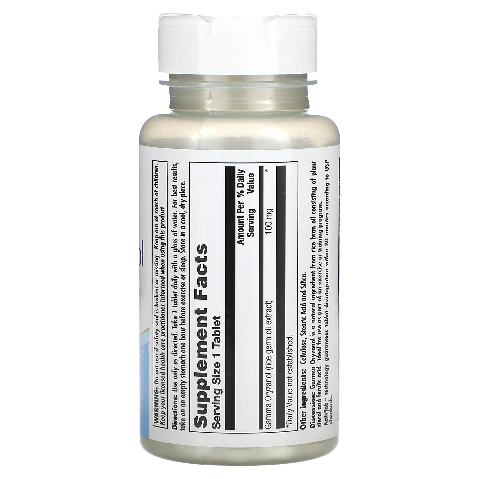 Unlock Optimal Performance with KAL Gamma Oryzanol 100mg, 100 Tablets - Image 2