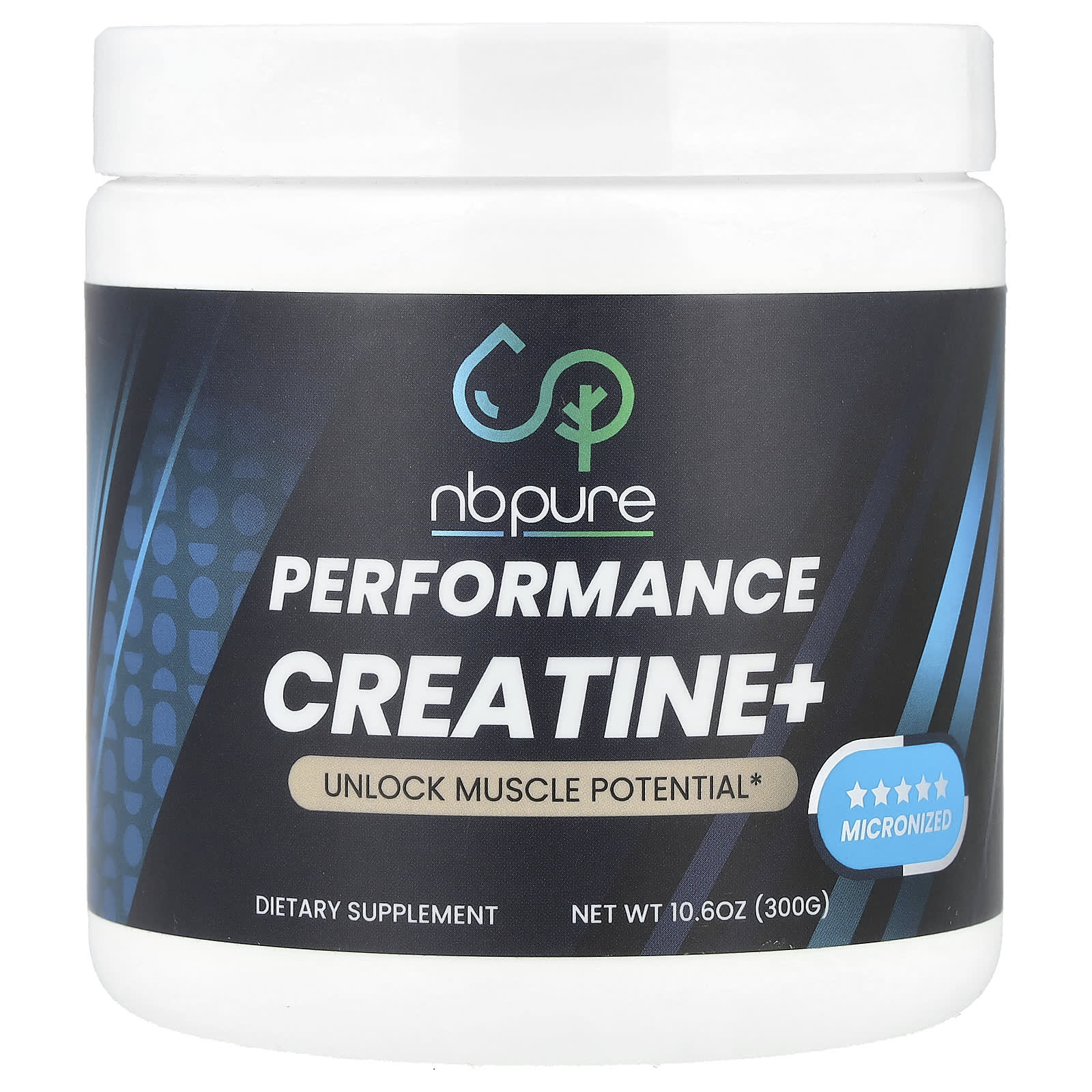 NB Pure, Performance Creatine+, 10.6 oz (300 g) - Image 1