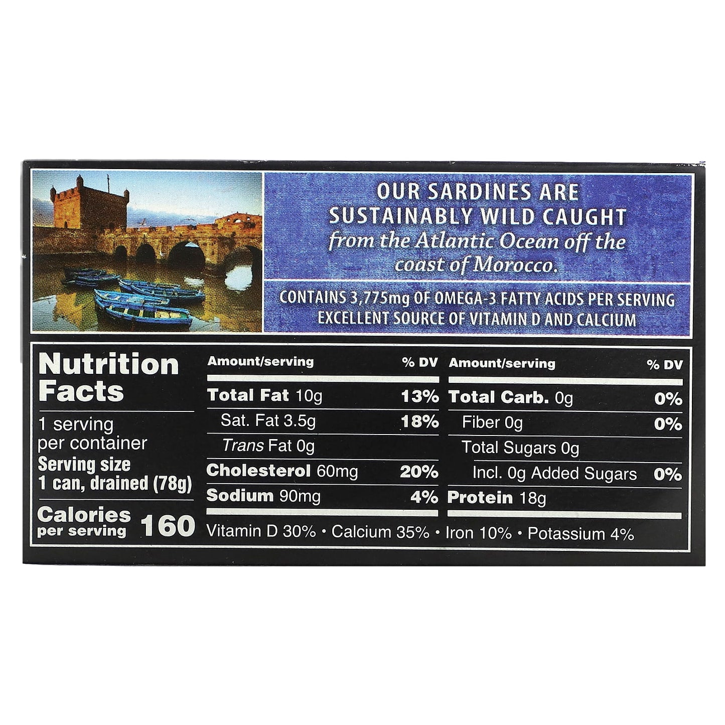 Wild Caught Sardines in Water, 4.25 oz by Crown Prince Natural - Image 2