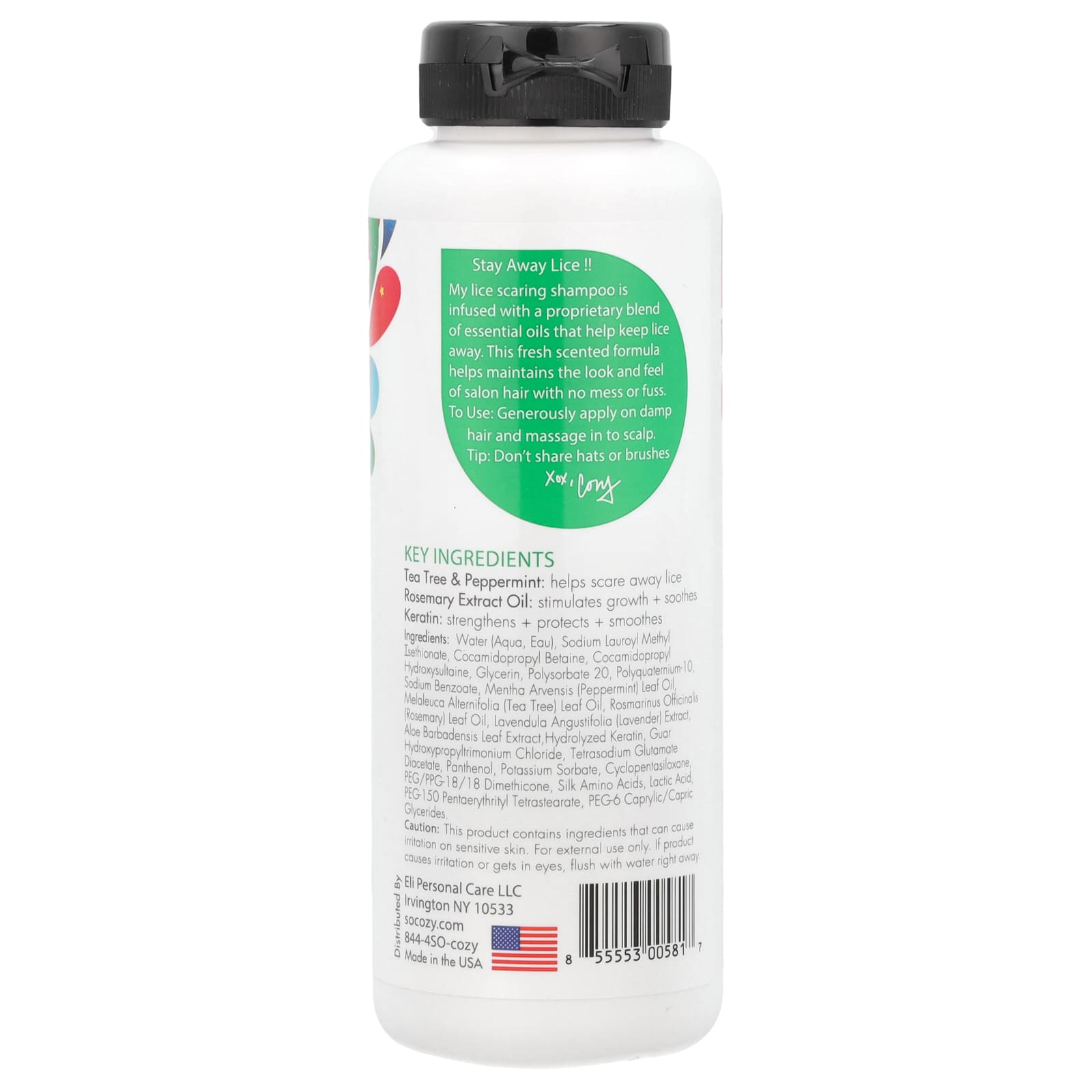 SoCozy, Kids, Boo! Lice Scaring Shampoo, 10.5 fl oz (311 ml) - Image 2