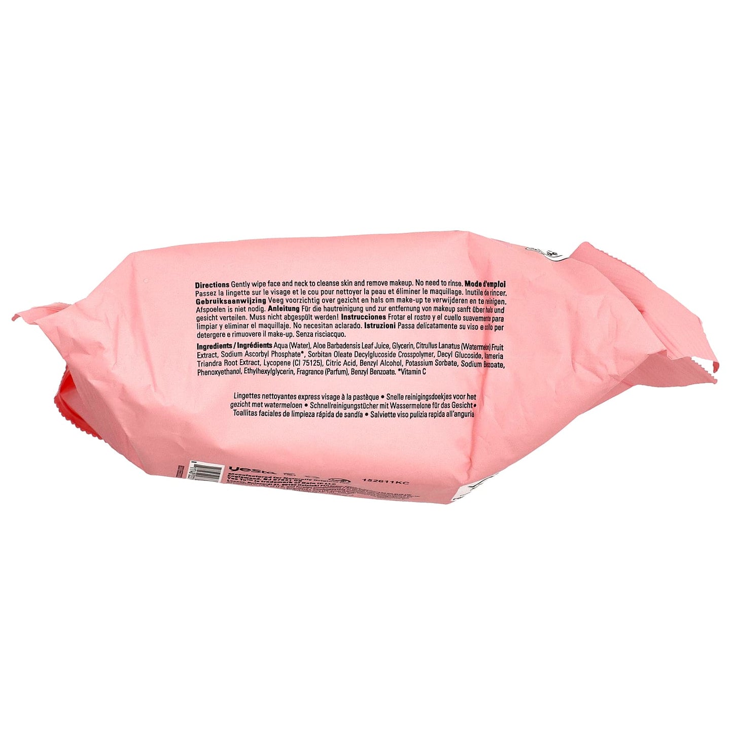 Yes To, Refreshing Facial Wipes, All Skin Types, Watermelon, 40 Wipes - Image 2
