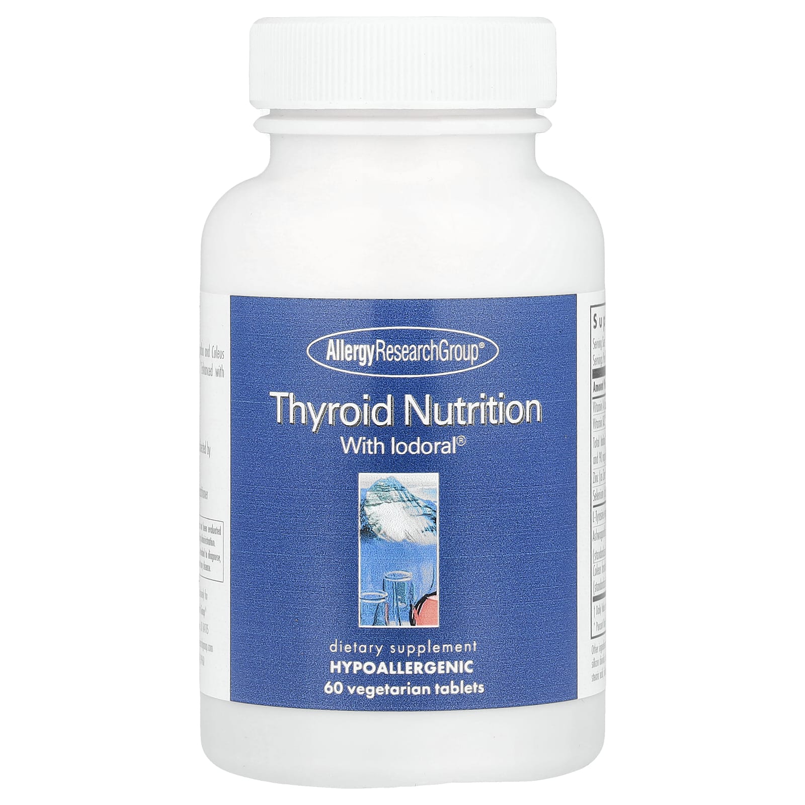 Allergy Research Group, Thyroid Nutrition with Iodoral®, 60 Vegetarian Tablets