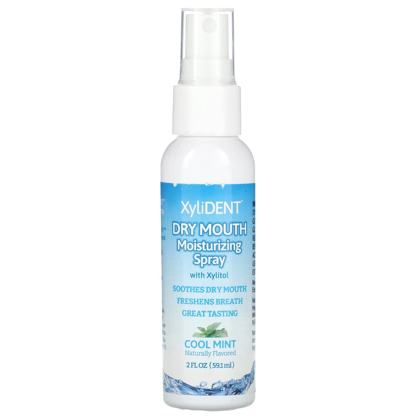 XyliDENT, Dry Mouth Moisturizing Spray with Xylitol, Cool Mint, 2 fl oz (59.1 ml) - Image 1