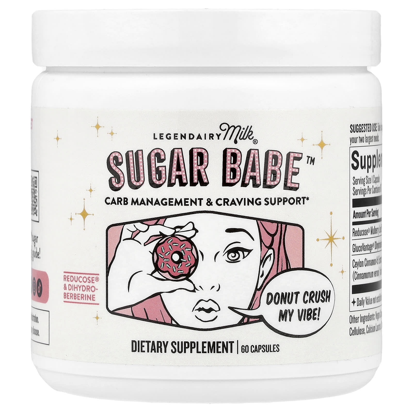 Legendairy Milk, Sugar Babe™, Carb Management & Craving Support, 60 Capsules - Image 1