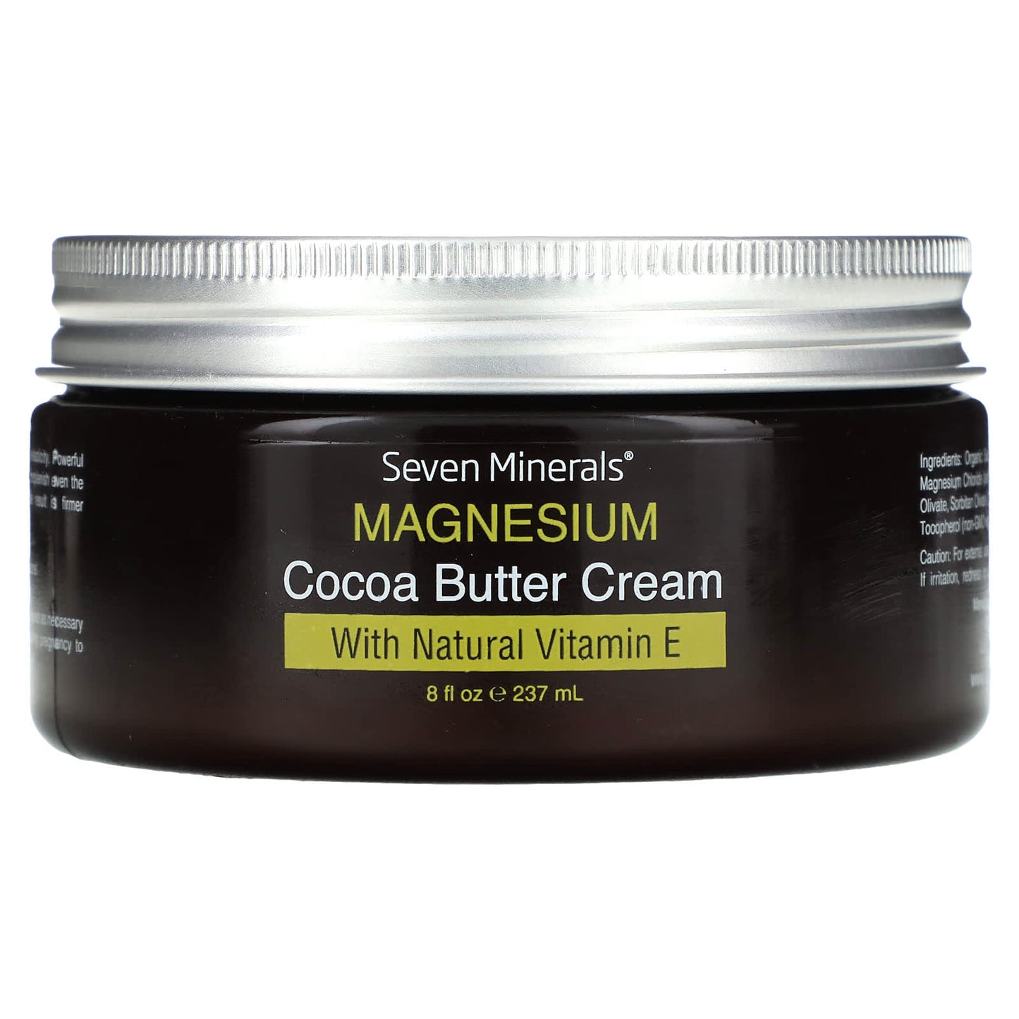 Seven Minerals, Magnesium Cocoa Butter Cream, With Natural Vitamin E, 8 oz, (237  mL) - Image 1