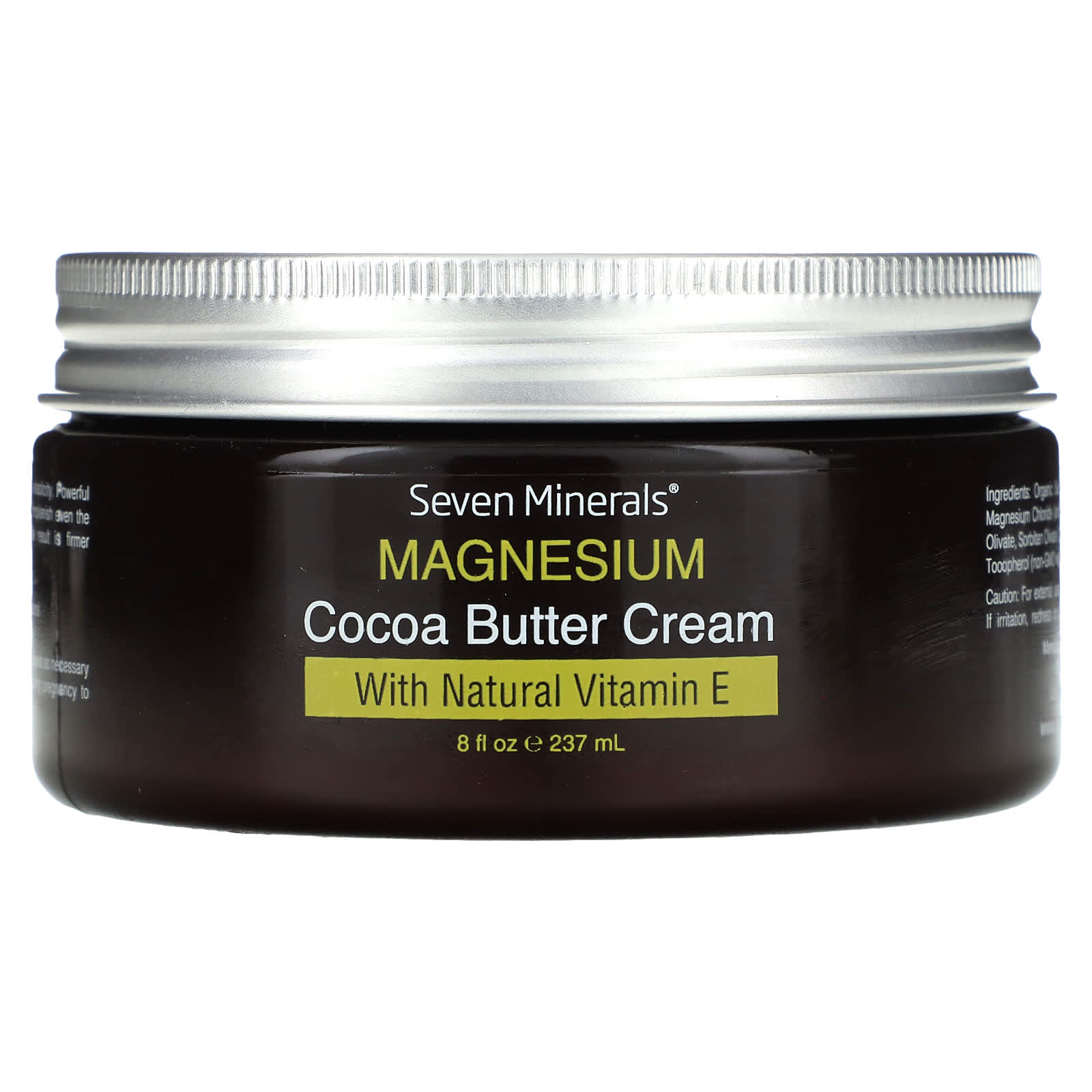 Seven Minerals, Magnesium Cocoa Butter Cream, With Natural Vitamin E, 8 oz, (237  mL) - Image 1