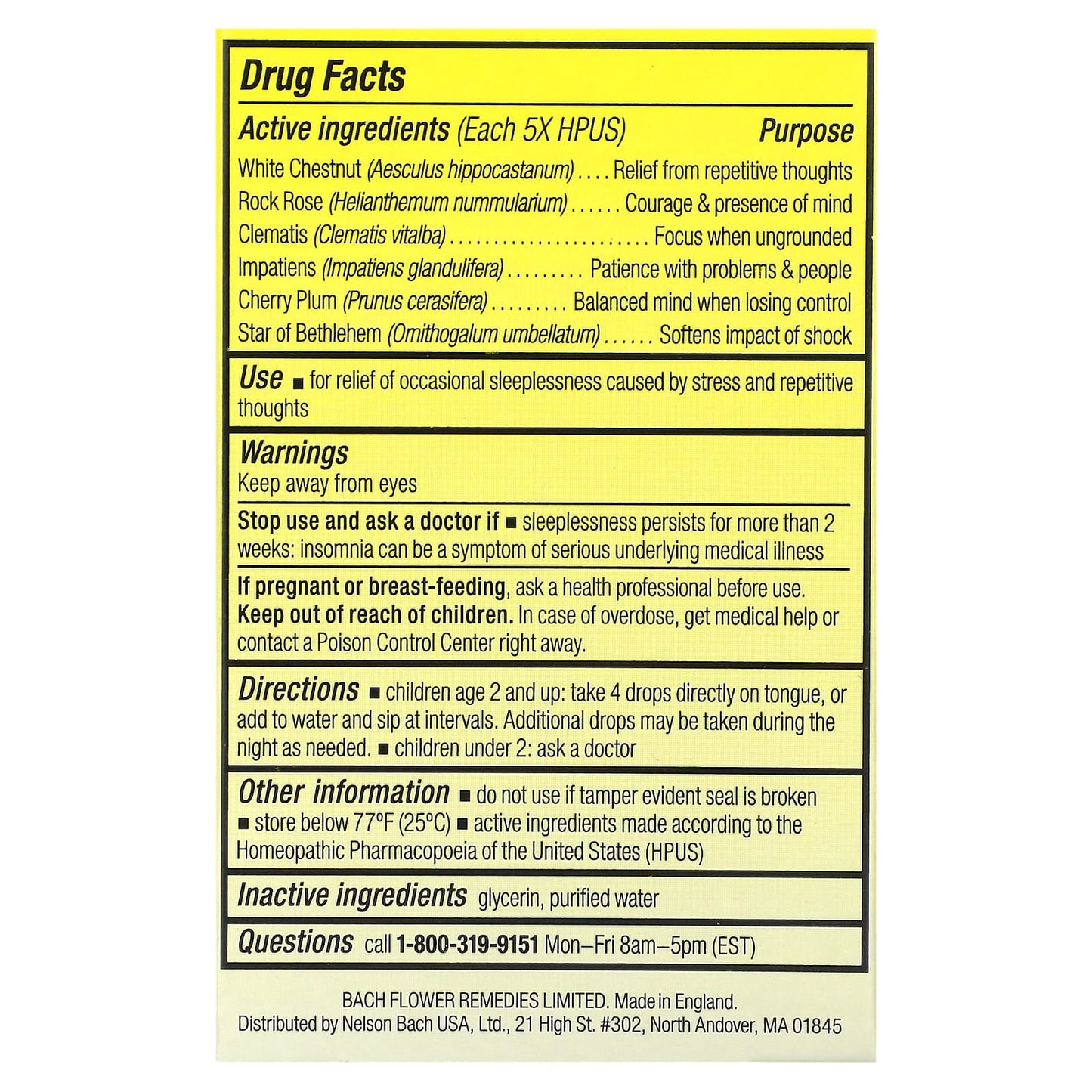 Bach, Kids, Rescue Sleep Dropper, Ages 2 & Up, Alcohol-Free, 0.35 fl oz (10 ml)