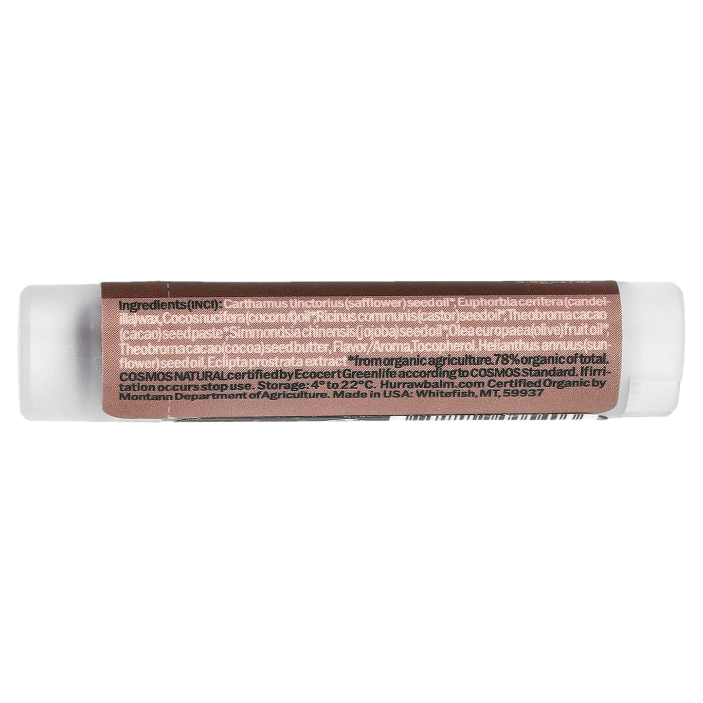 Hazelnut Tinted Lip Balm by Hurraw!, Cruelty-Free & Organic - Image 2