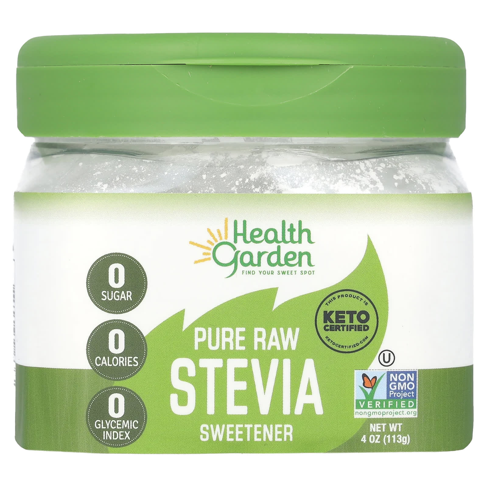 Zero-Calorie Stevia Sweetener by Health Garden - Keto Certified, Non-GMO - Image 1