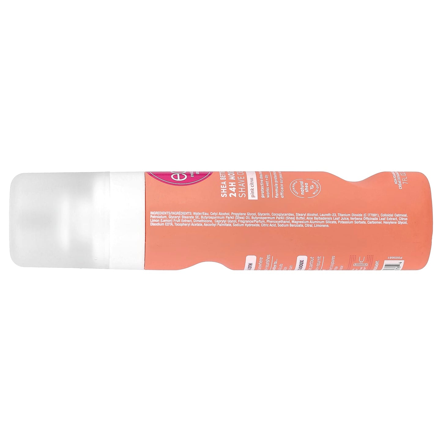 EOS Shea Better 24H Moisture Shave Cream, Pink Citrus, 7 fl oz - Image 2