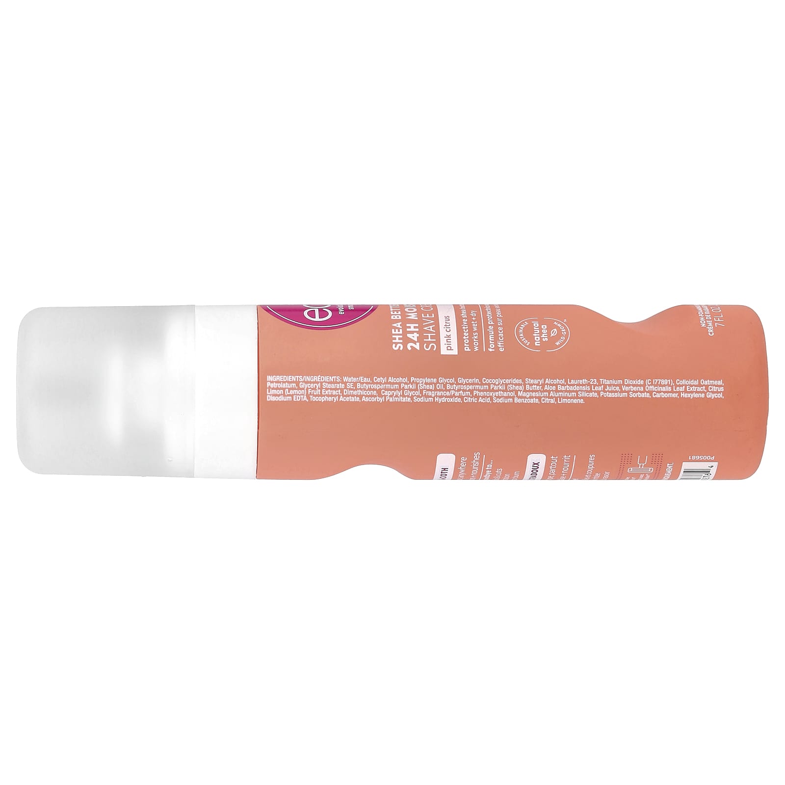 EOS Shea Better 24H Moisture Shave Cream, Pink Citrus, 7 fl oz - Image 2