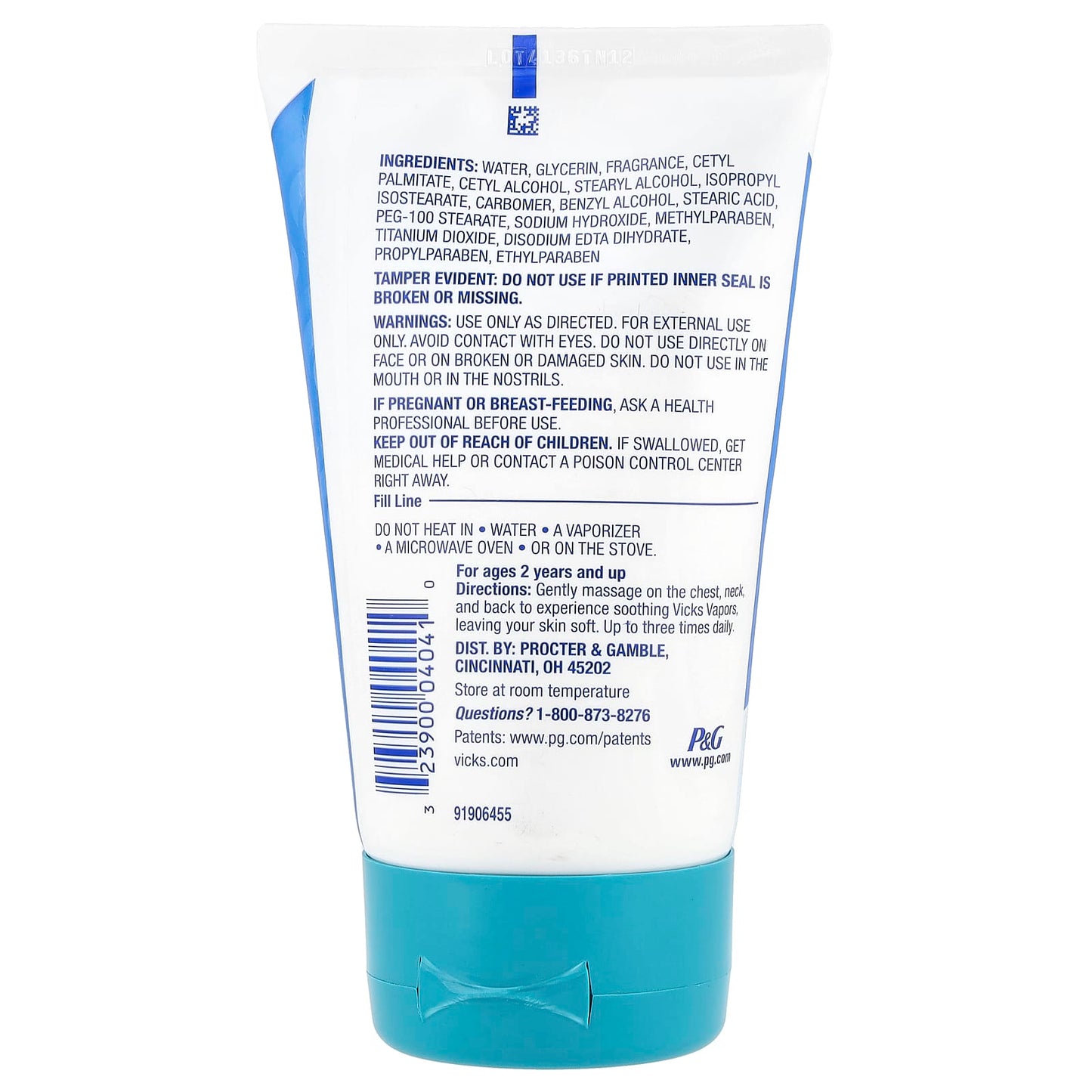 Vicks, VapoCream™, Soothing Vapors, 3 oz (85 g) - Image 2