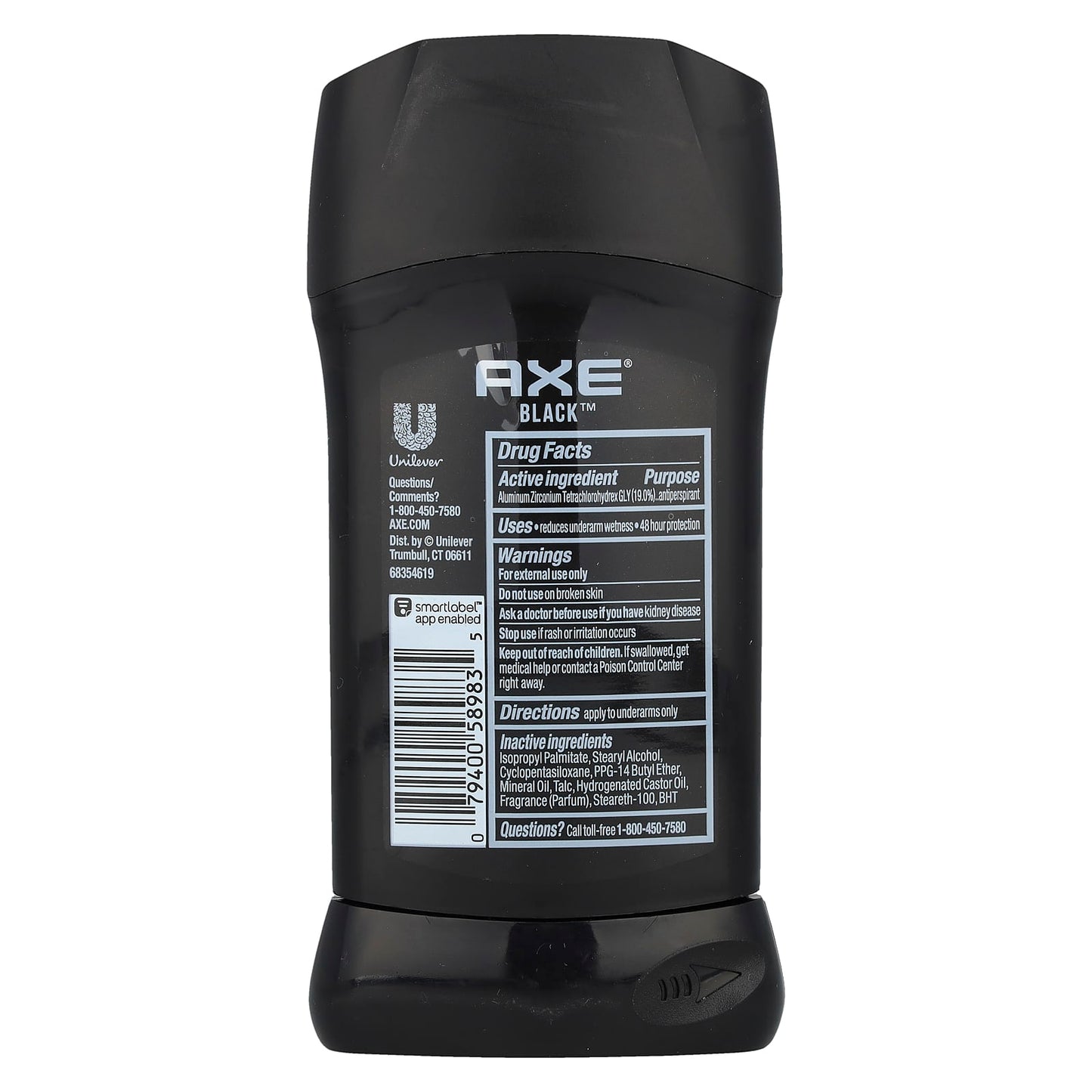 Axe 48H Fresh & Dry Antiperspirant Stick - Black, Frozen Pear & Cedarwood, 2.7 oz - Image 2