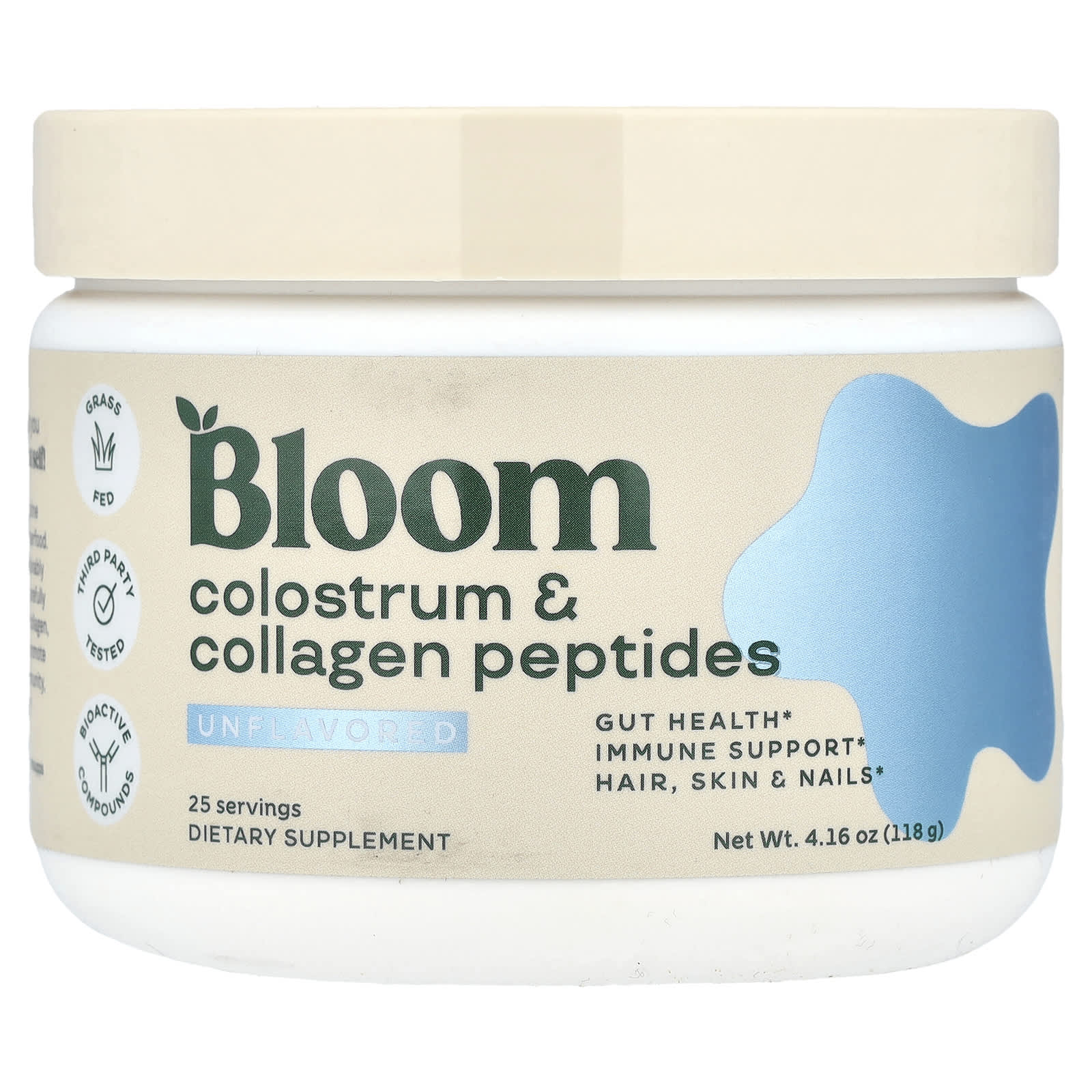 Boost Gut Health with Bloom's Unflavored Colostrum & Collagen - Image 1