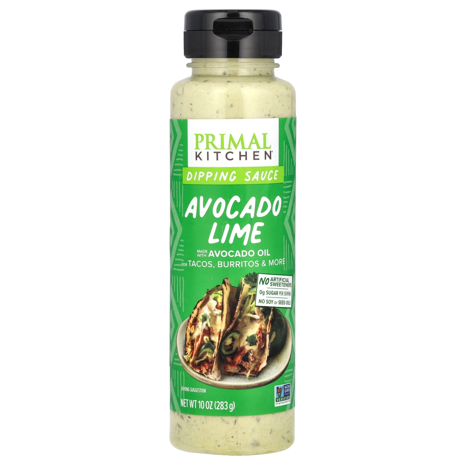 Primal Kitchen, Dipping Sauce Made With Avocado Oil, Avocado Lime, 10 oz (283 g) - Image 1